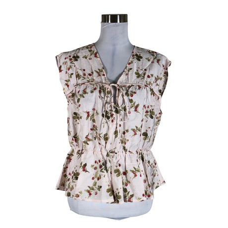 Unisex Lindex - Short-sleeved blouse, size 36 - Light pink ()