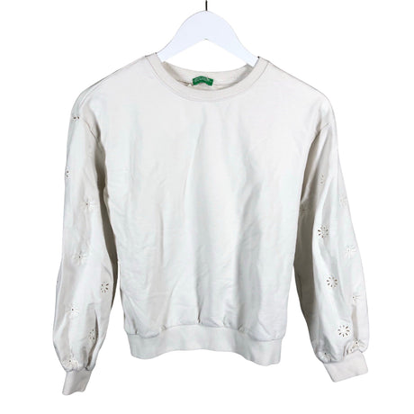 Unisex Benetton - Sweatshirt, size 164 - 170 - White ()