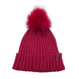Unisex Icepeak - Winter beanie, size 52 - 54 cm - Pink (1)