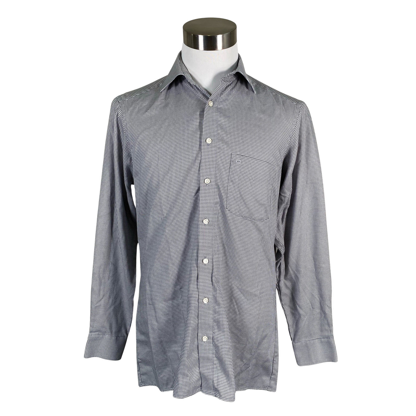 Unisex Olymp - Collared shirt, size M - Gray (1)