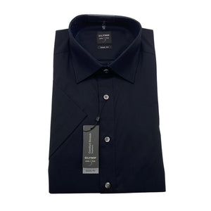 Unisex Olymp - Collared shirt, size M - Black (1)