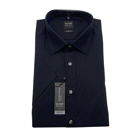 Unisex Olymp - Collared shirt, size M - Black ()