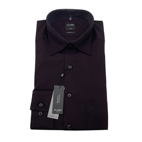Unisex Olymp - Collared shirt, size M - Black ()