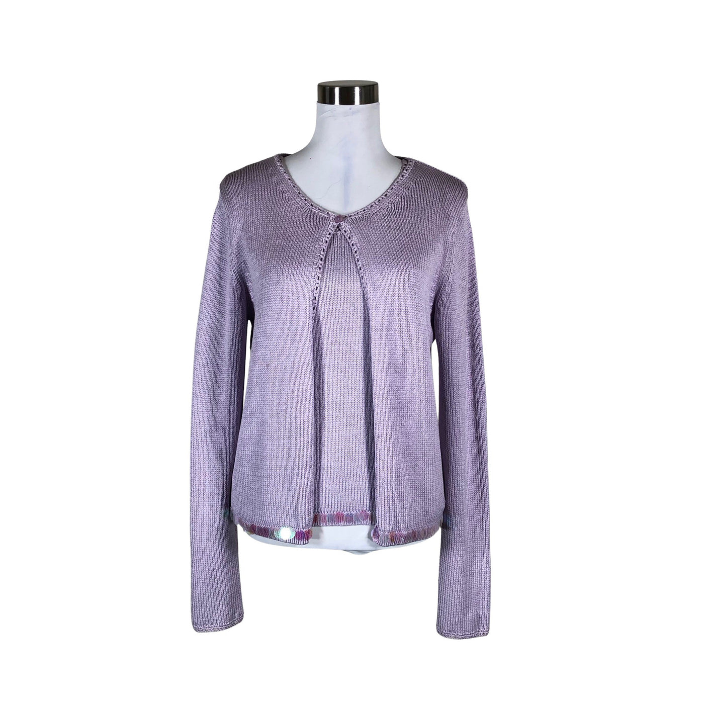Unisex Cerruti 1881 - Cardigan, size 40 - Violet (1)