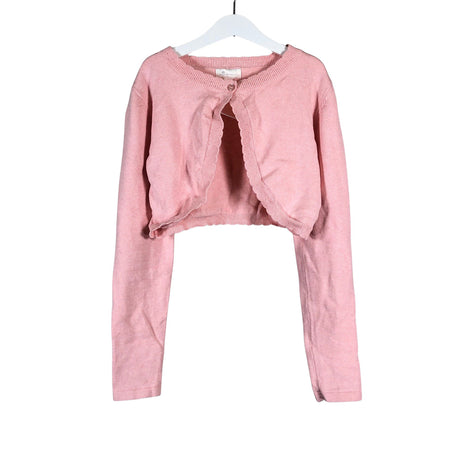 Unisex Mingnelin - Knit bolero jacket, size 146 - 152 - Light pink ()