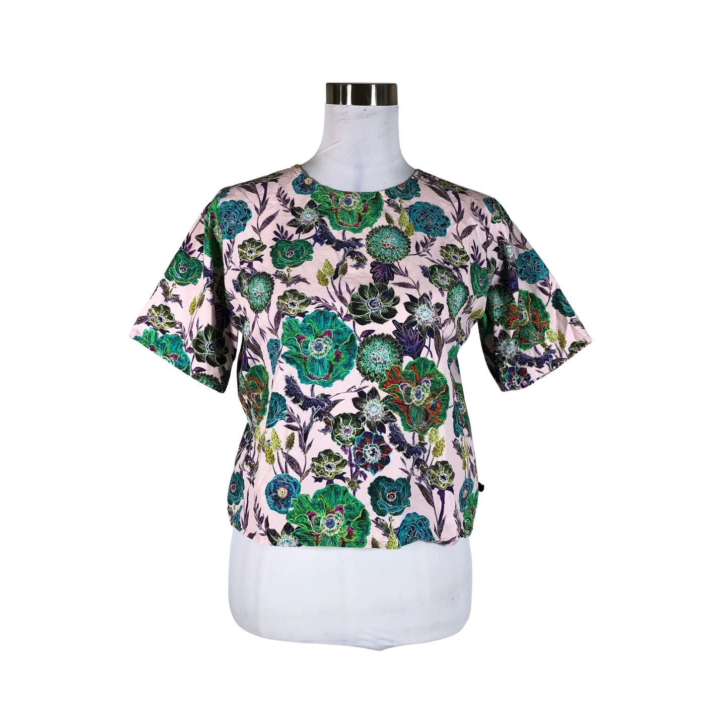 Unisex Vimma - Short-sleeved blouse, size 36 - Light pink (1)