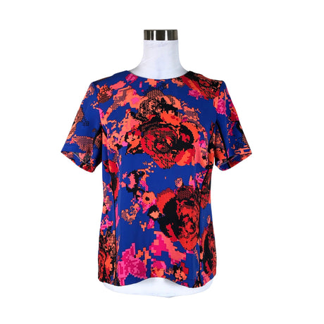 Unisex Marks&Spencer - Short-sleeved blouse, size 36 - Blue ()