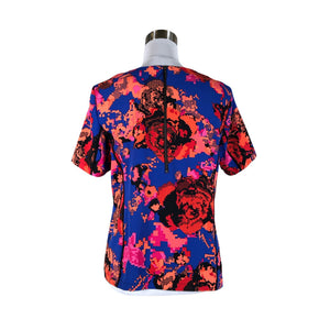 Unisex Marks&Spencer - Short-sleeved blouse, size 36 - Blue (2)