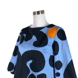 Unisex Marimekko - Sheath dress, size 38 - Blue (3)
