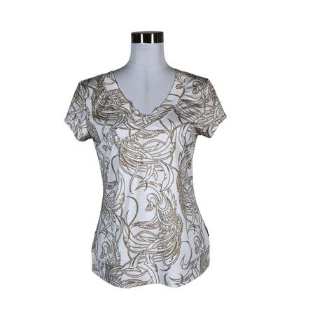 Unisex Peak Performance - Sports shirt, short sleeve, size 38 - Natural white ()