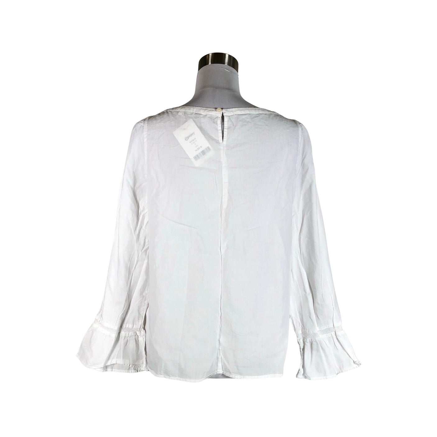 Unisex Uniqlo - Blouse, size 38 - White (2)
