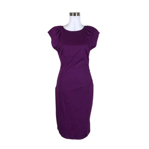Unisex Diane von Furstenberg - Tricot dress, size 36 - Violet (1)