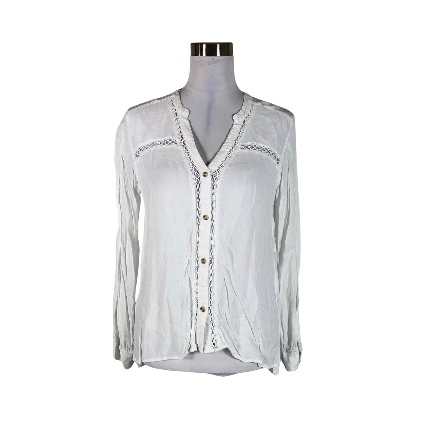 Unisex Hollister - Blouse, size 38 - White (1)