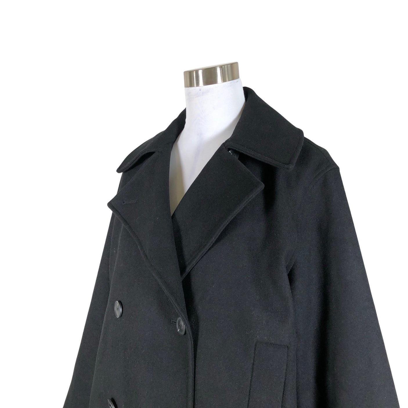 Unisex Selected - Wool coat, size 40 - Black (3)
