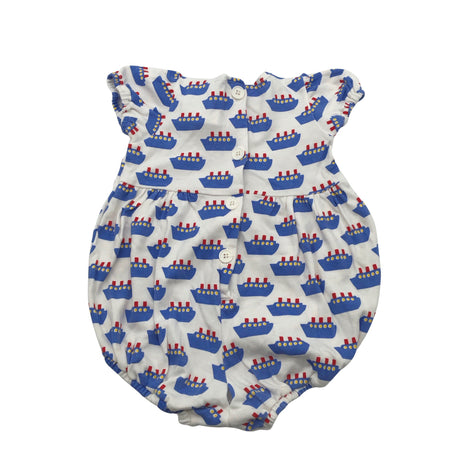 Unisex Sweet Potatoes - Short overalls, size 74 - 80 - White (2)