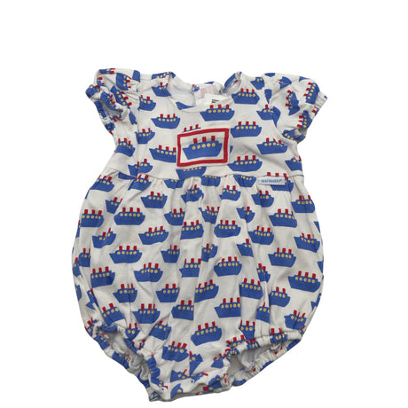 Unisex Sweet Potatoes - Short overalls, size 74 - 80 - White ()