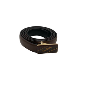 Unisex Pierre Cardin - Leather belt, size Ei kokoa - Brown (1)