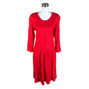 Unisex Marimekko - Tricot dress, size 36 - Red (1)