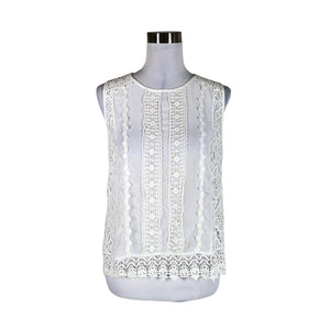 Unisex Cream - Party top, size 40 - White (1)