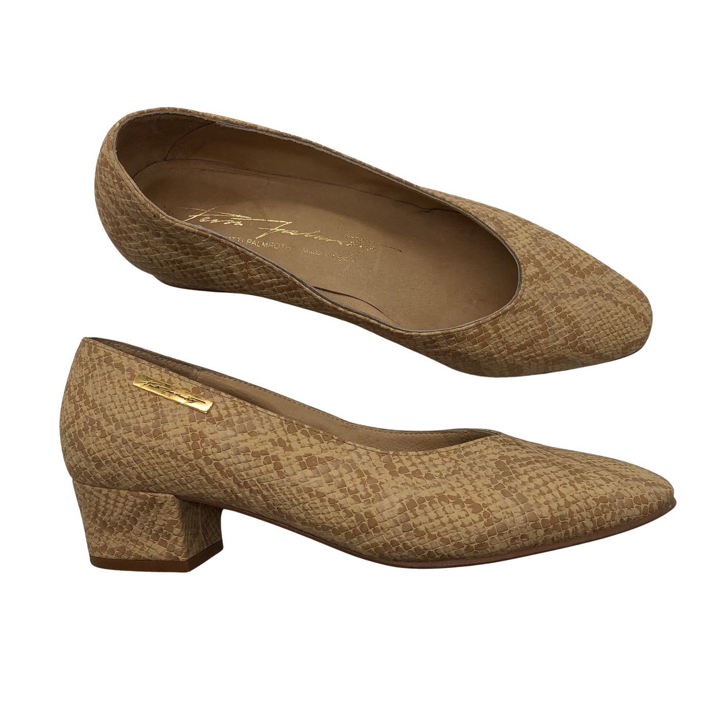 Unisex Pertti Palmroth - High heels, size 39 - Beige (1)