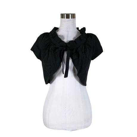 Unisex Your Face - Evening bolero jacket, size 36 - Black ()
