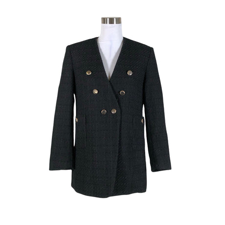 Unisex Sfera - Wool coat, size 38 - Black ()