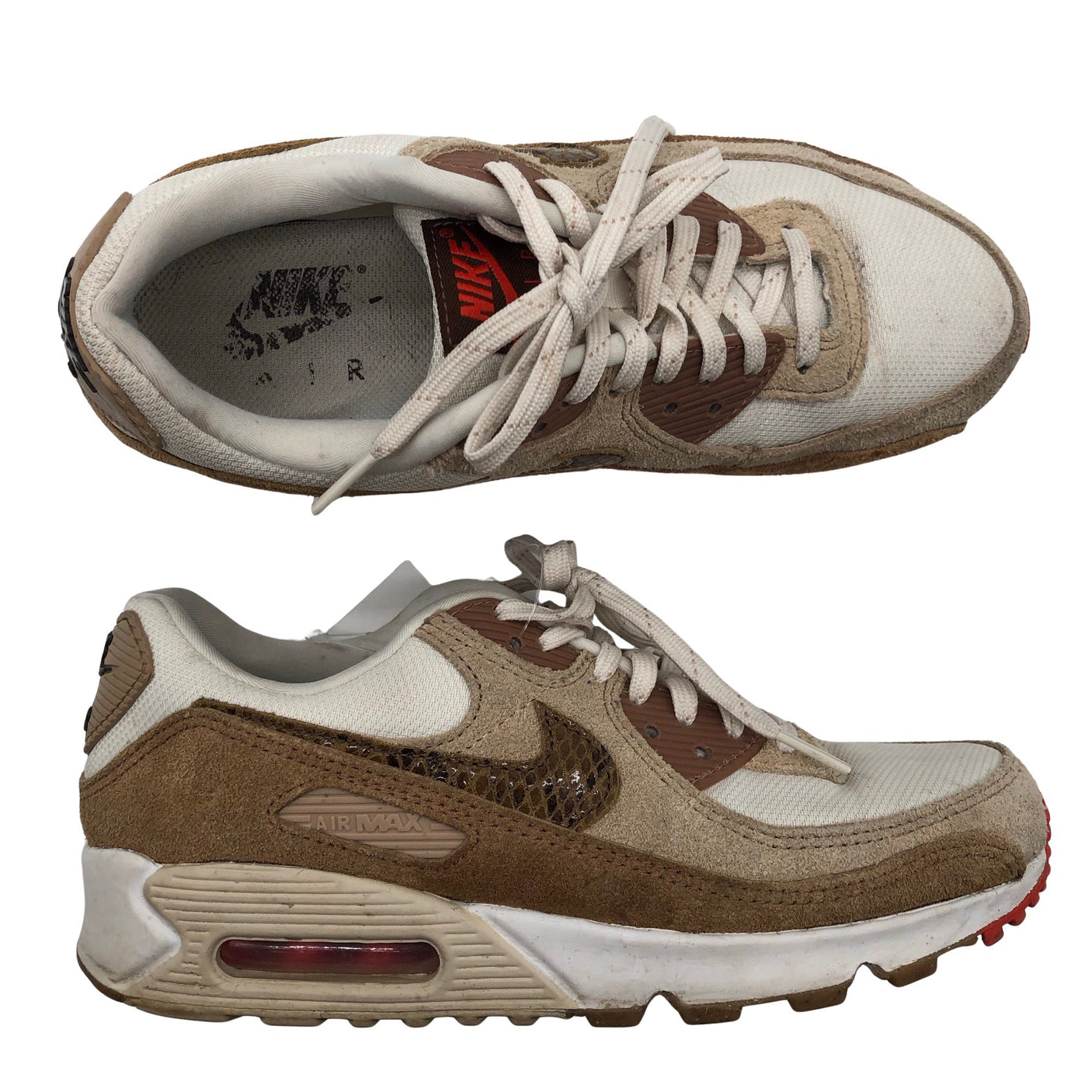 Unisex Nike - Casual sneakers, size 38 - Beige (1)