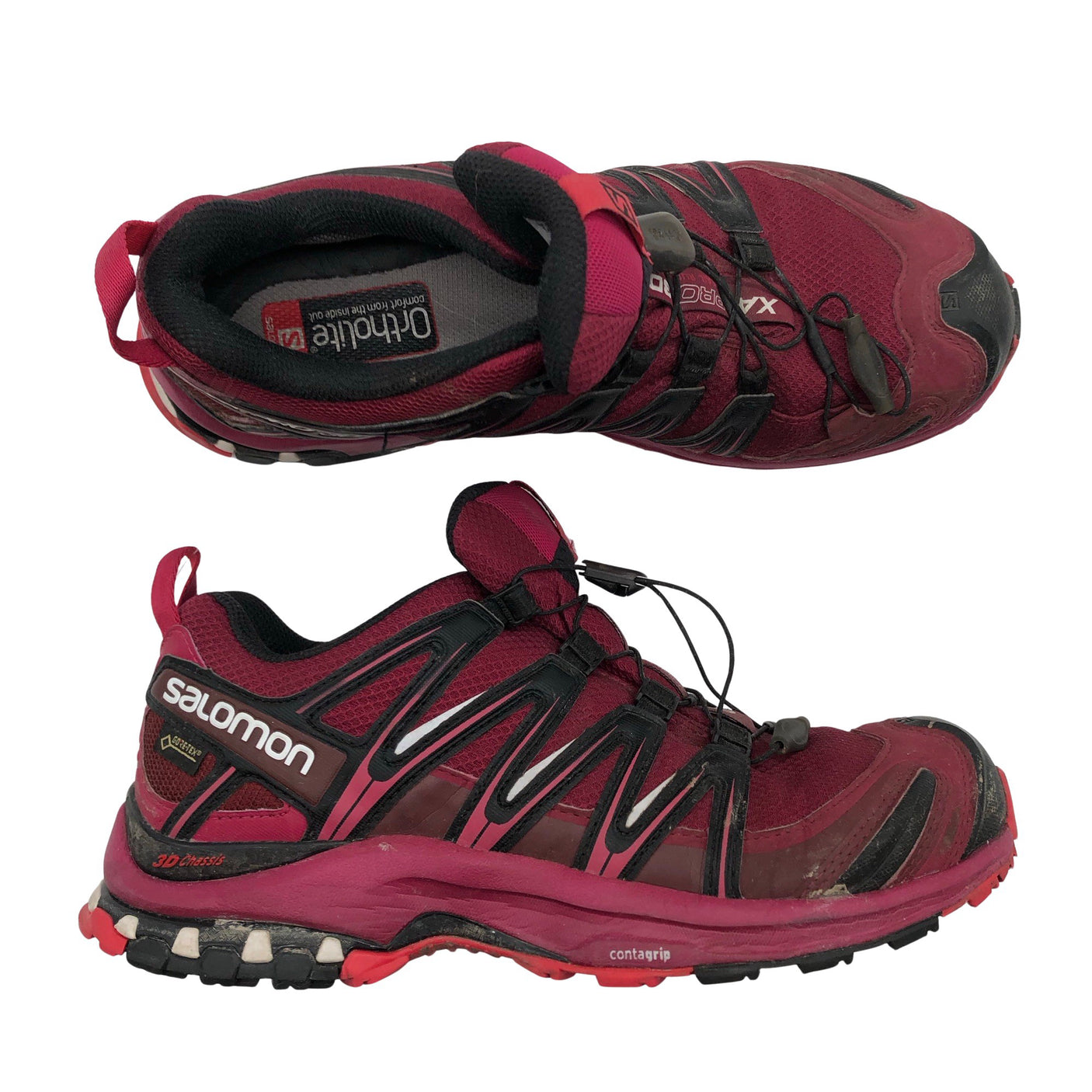 Unisex Salomon - Running shoes, size 39 - Wine red (1)