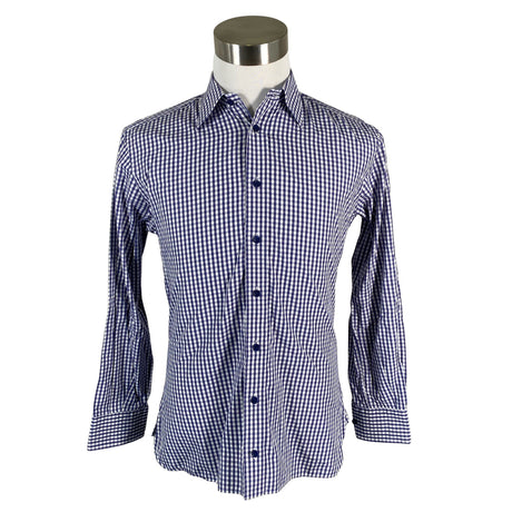 Unisex Hübscher - Collared shirt, size M - Blue ()