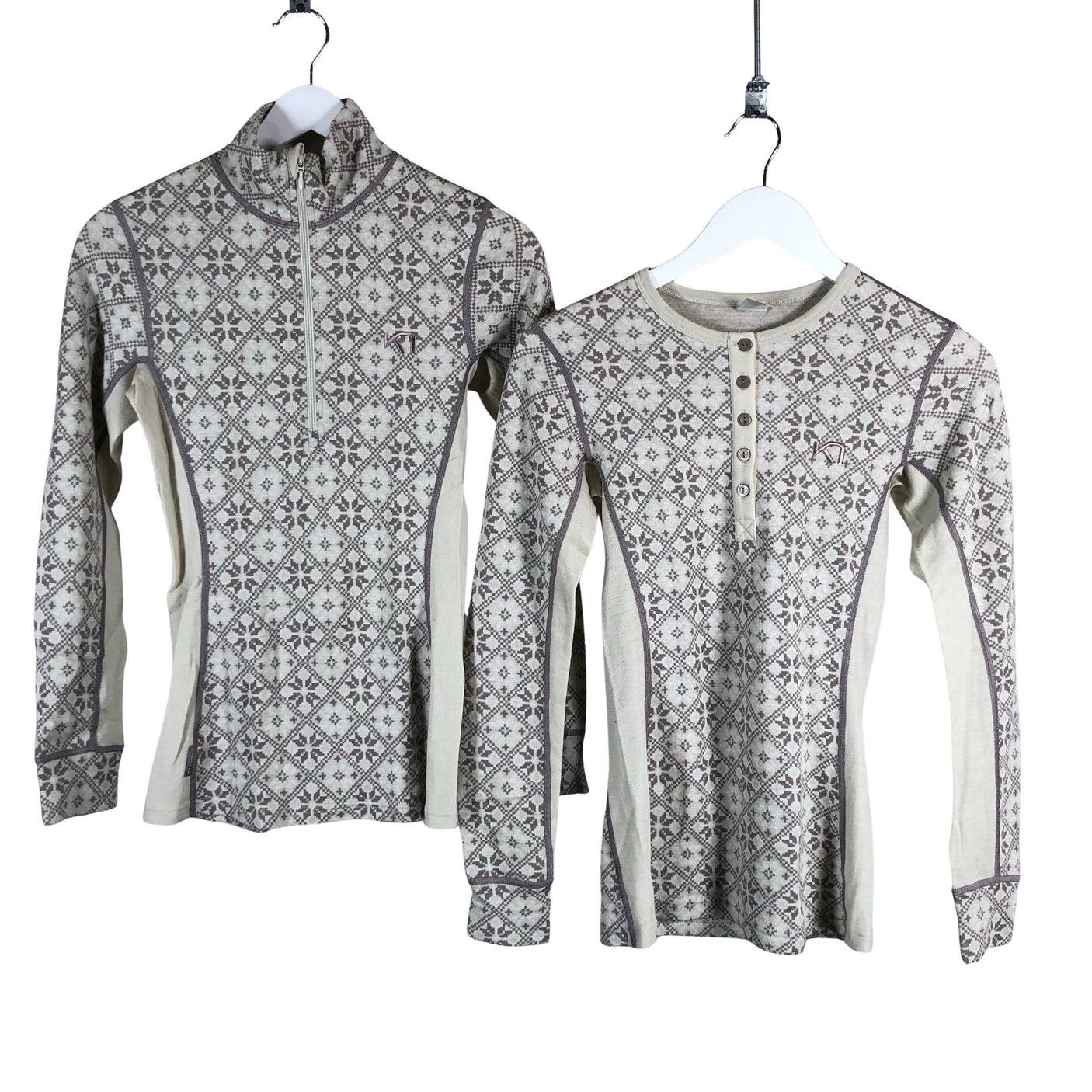 Unisex Kari Traa - Thermal shirt, size 36 - Beige (1)