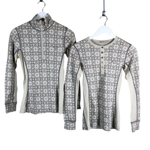 Unisex Kari Traa - Thermal shirt, size 36 - Beige (1)