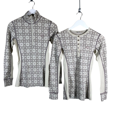 Unisex Kari Traa - Thermal shirt, size 36 - Beige ()