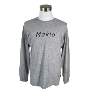 Unisex Makia - Tricot shirt, size XL - Gray (1)