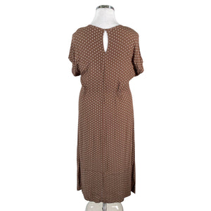 Unisex Nanso - Schiffon dress, size 42 - Brown (2)