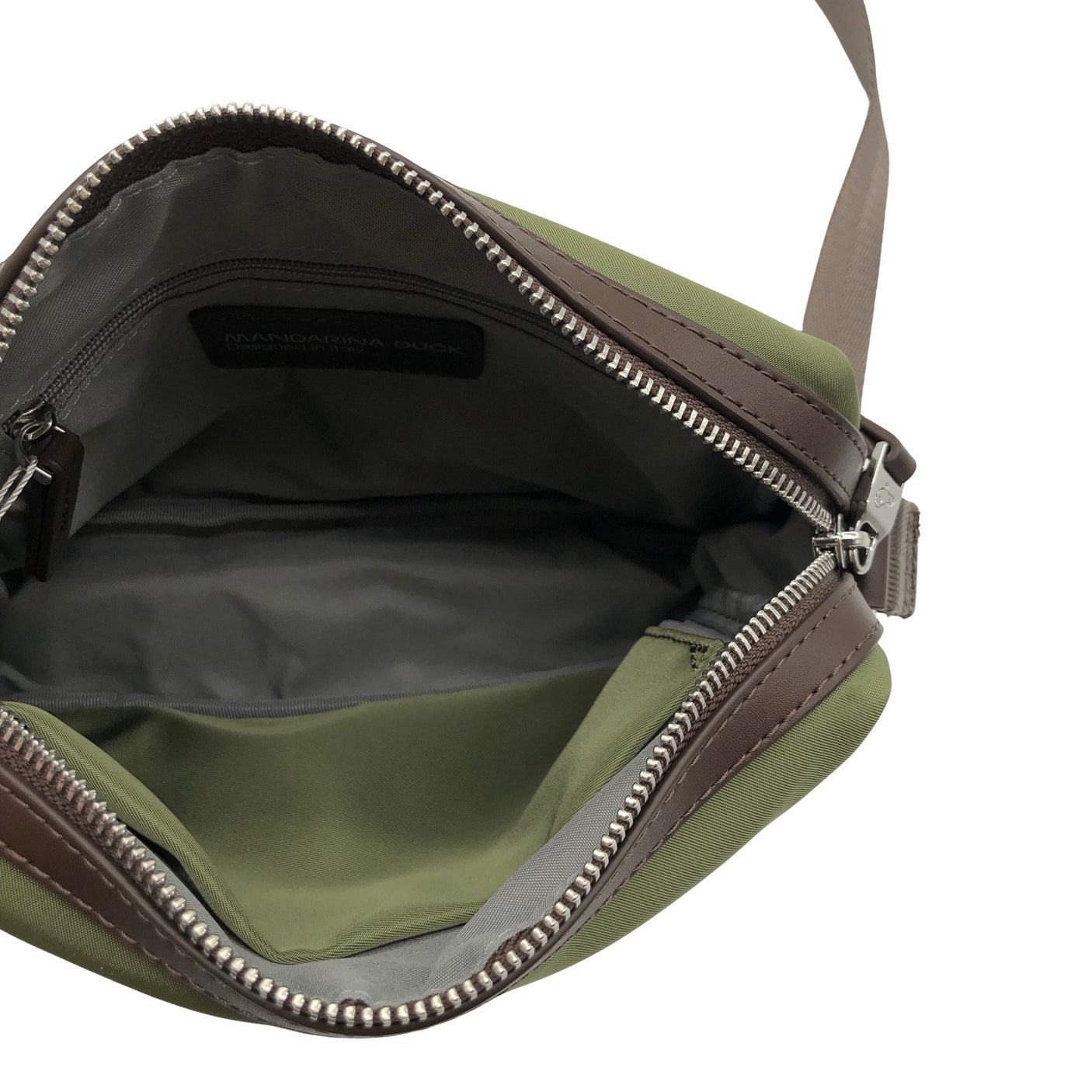 Unisex Mandarina Duck - Shoulder bag, size Midi - Green (3)