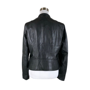 Unisex Hugo Boss - Leather jacket, size 40 - Black (2)