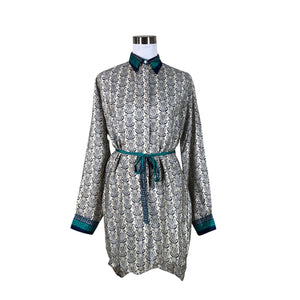Unisex Ble Resort Collection - Schiffon dress, size 38 - Natural white (1)
