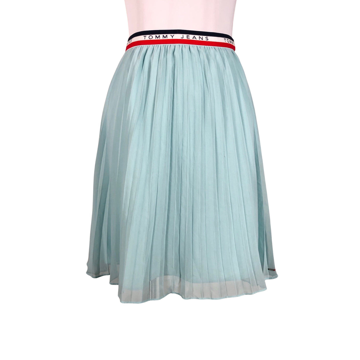 Unisex Tommy Jeans (Tommy Hilfiger) - Pleated skirt, size 36 - Turquoise (1)