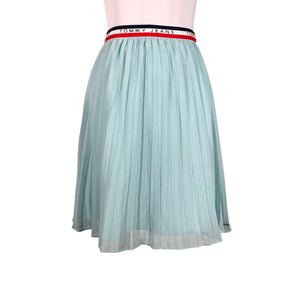 Unisex Tommy Jeans (Tommy Hilfiger) - Pleated skirt, size 36 - Turquoise (1)