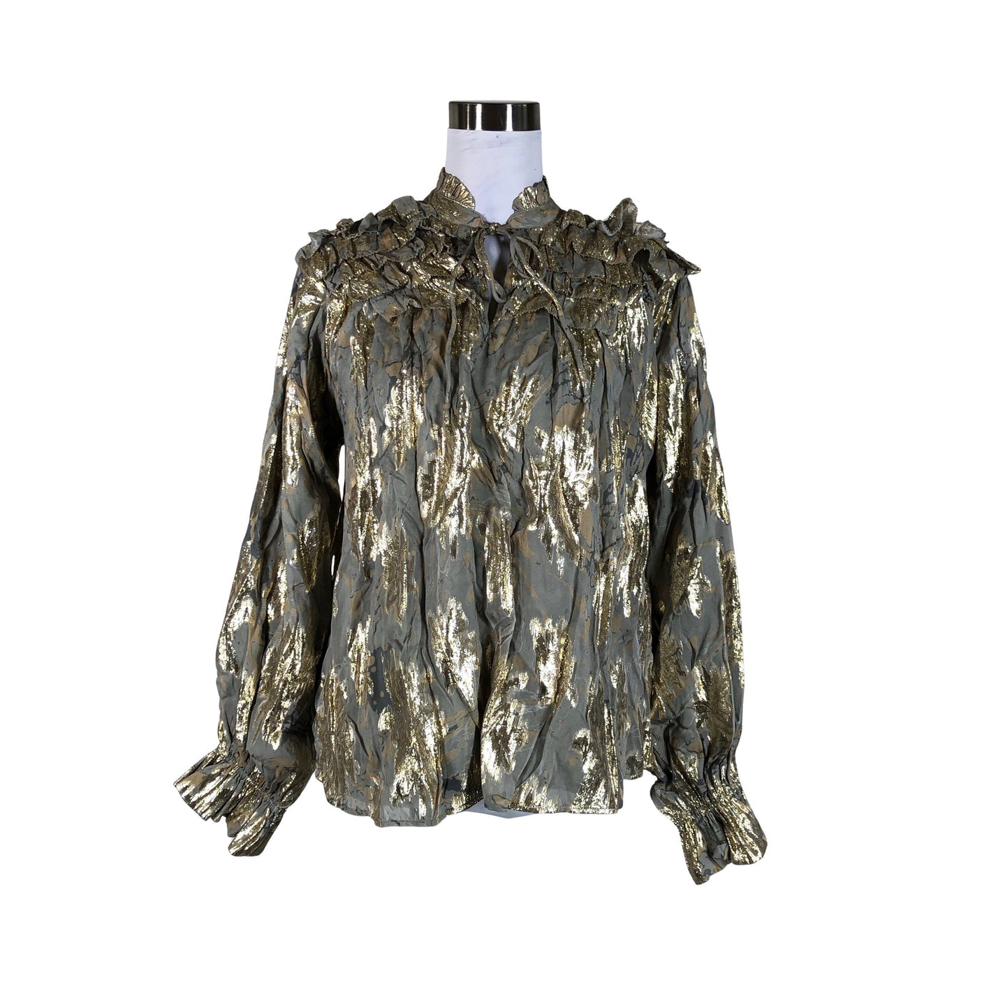 Unisex Bruuns Bazaar - Blouse, size 36 - Gray (1)