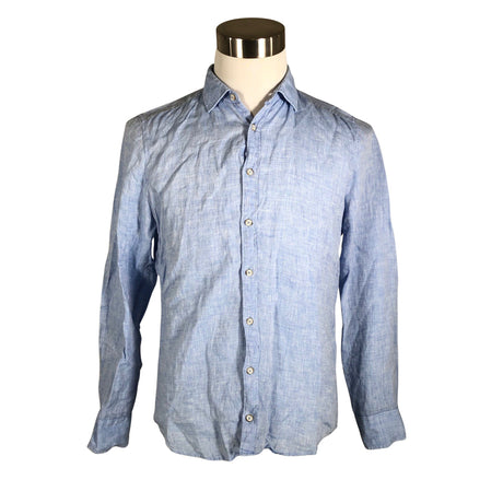 Unisex Olymp - Collared shirt, size M - Light blue ()