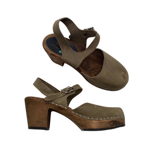 Unisex Lotta from Stockholm - Heeled sandals, size 39 - Green (1)