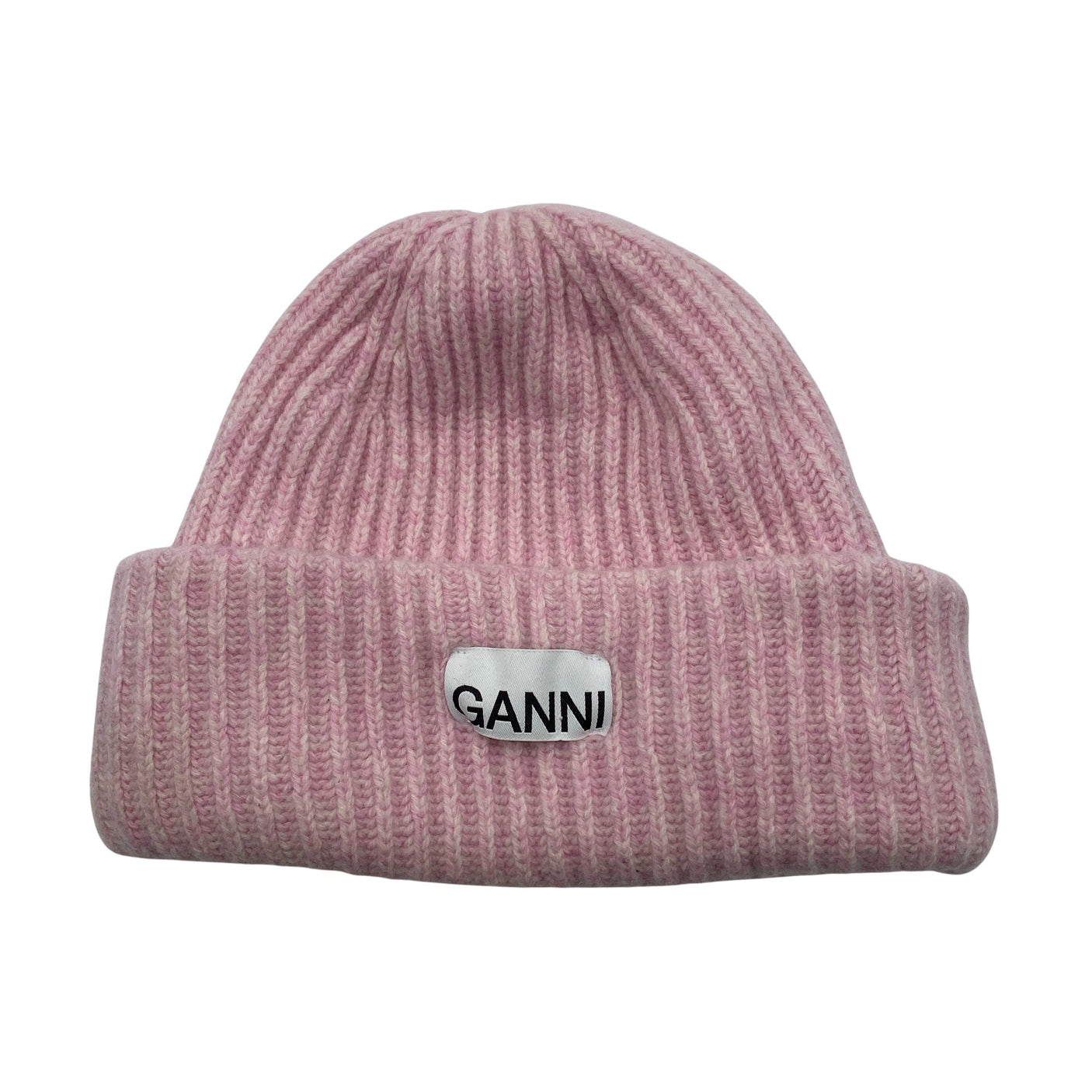Unisex Ganni - Winter beanie, size 54 - 56 cm - Light pink (1)