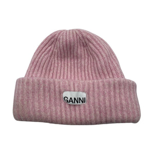 Unisex Ganni - Winter beanie, size 54 - 56 cm - Light pink (1)