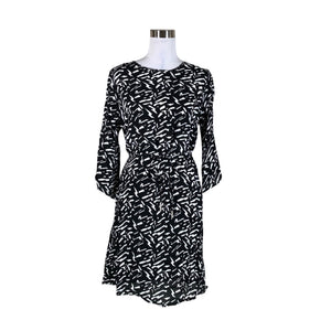 Unisex Your Face - Schiffon dress, size 38 - Black (1)