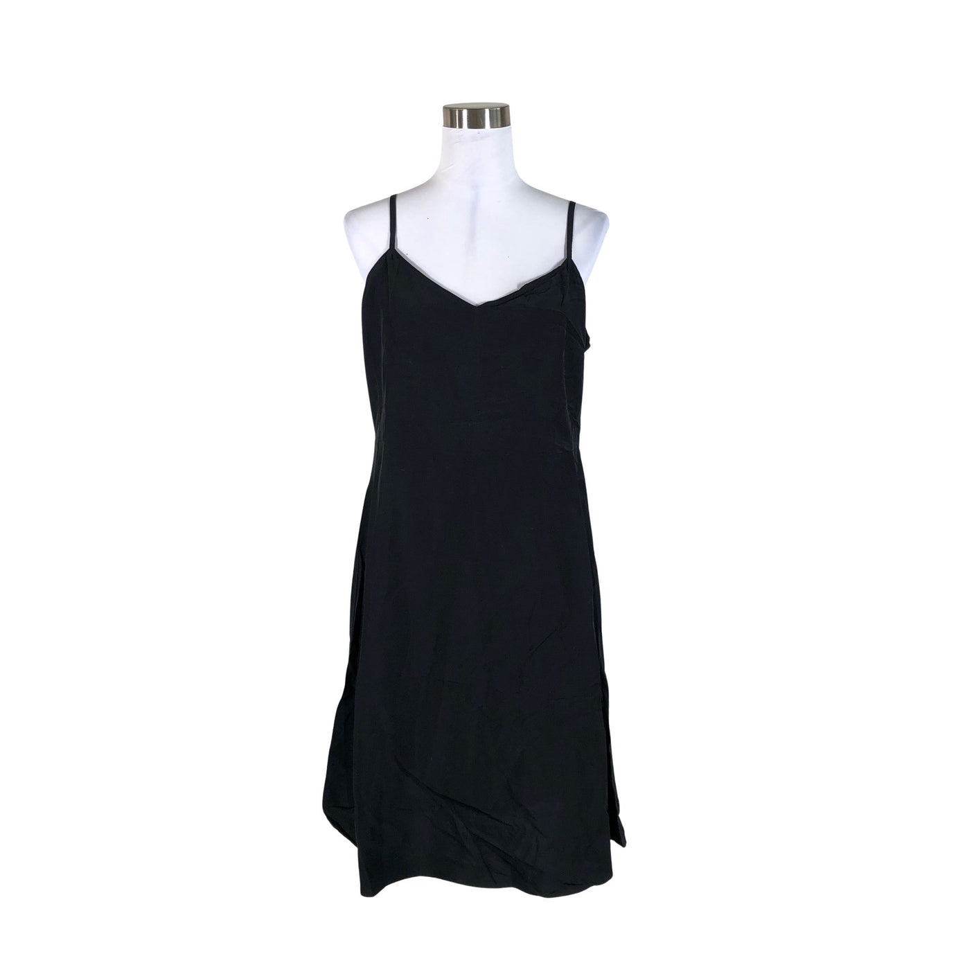Unisex Uniqlo - Schiffon dress, size 40 - Black (1)