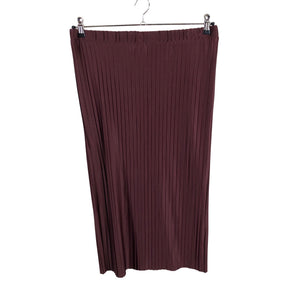 Unisex Lindex - Pleated skirt, size 40 - Wine red (1)
