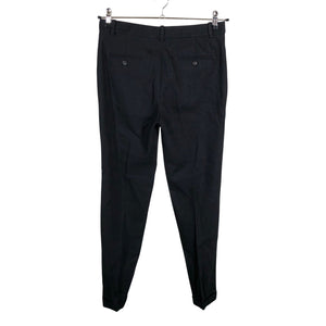Unisex Massimo Dutti - Straight leg trousers, size 38 - Black (2)