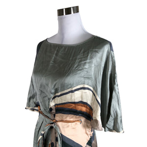 Unisex Max&Co - Schiffon dress, size 38 - Green (3)