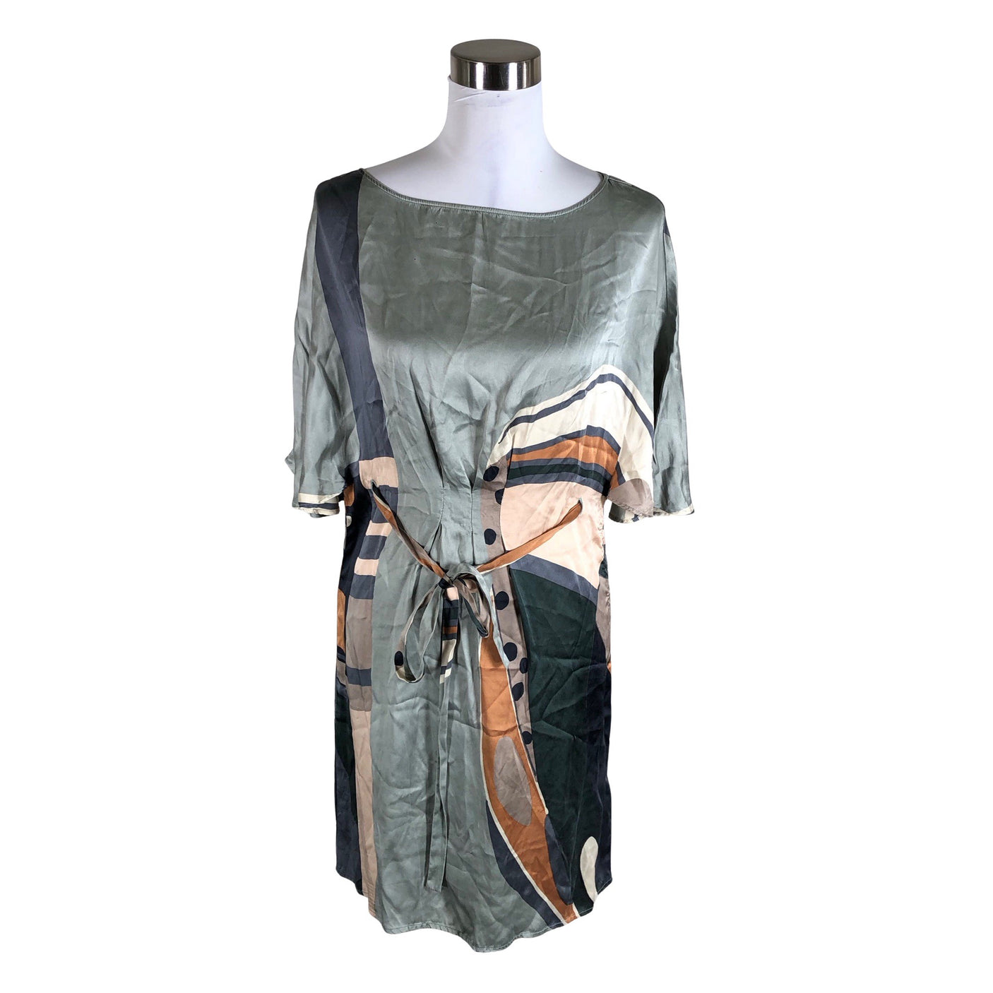 Unisex Max&Co - Schiffon dress, size 38 - Green (1)